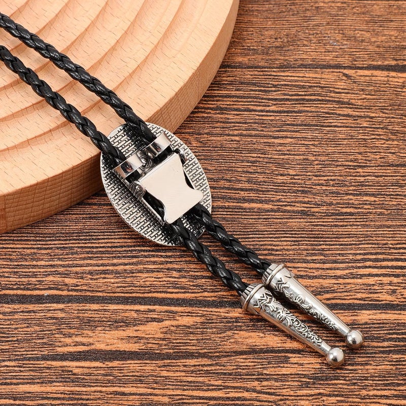Sansths Bolo Tie for Men Cowboy Tie Native American Retro Western Necklace Cowboy Cowgirl Accessories for Men Women - Image 3